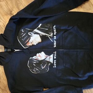 MCR Black GRAPHIC ZIP HOODIE NWOT